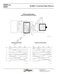 A6801SLWTR-T Datasheet Page 7
