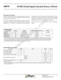 A6810SLWTR-T Datasheet Page 3