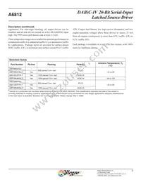A6812SLWTR-T Datasheet Page 2