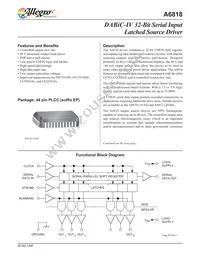 A6818SEPTR-T Datasheet Cover