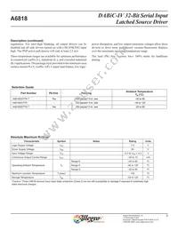 A6818SEPTR-T Datasheet Page 2