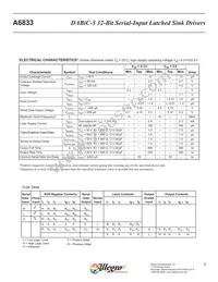 A6833SEPTR-T Datasheet Page 4