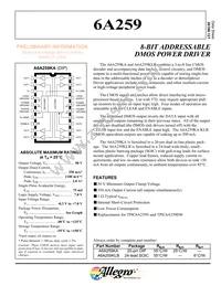 A6A259KLBTR Datasheet Page 2
