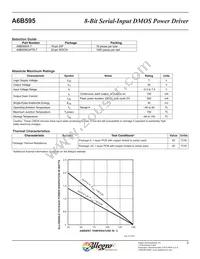 A6B595KLWTR-T Datasheet Page 3