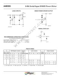 A6B595KLWTR-T Datasheet Page 5