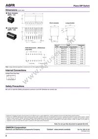 A6FR-6101 Datasheet Page 2