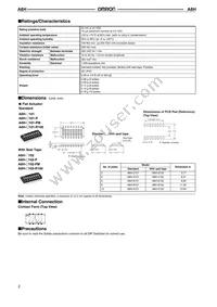 A6H-6101-R100 Datasheet Page 2