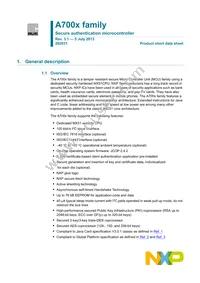 A7001AGHN1/T1AG315 Datasheet Cover