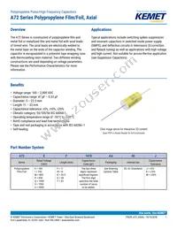 A72QT3100AA02M Datasheet Cover