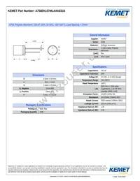 A758EK157M1AAAE016 Datasheet Cover