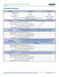 A765EG157M1CLAE027 Datasheet Page 4