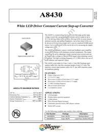 A8430EEKTR-T Datasheet Page 2