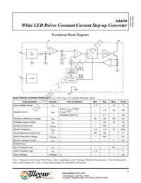 A8430EEKTR-T Datasheet Page 3