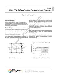 A8430EEKTR-T Datasheet Page 5