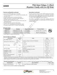 A8585KLKTR-T Datasheet Page 2