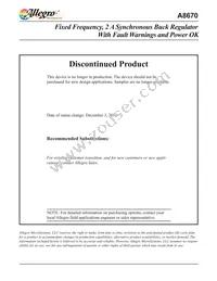 A8670EESTR-T Datasheet Cover