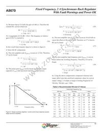 A8670EESTR-T Datasheet Page 17