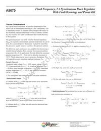 A8670EESTR-T Datasheet Page 18