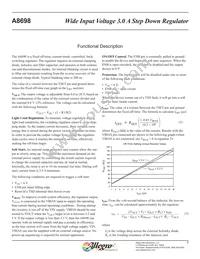 A8698ELJ-T Datasheet Page 7