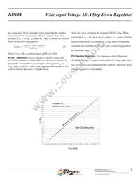 A8698ELJ-T Datasheet Page 9