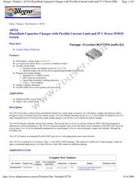 A8724EEJTR-T Datasheet Cover