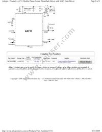A8731EEJTR-T Datasheet Page 2