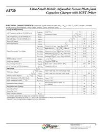 A8739EEETR-T Datasheet Page 6
