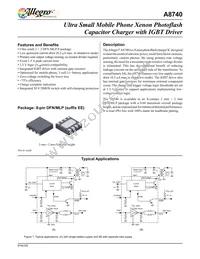 A8740EEETR-T Datasheet Page 2