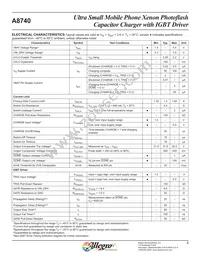 A8740EEETR-T Datasheet Page 5