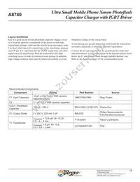 A8740EEETR-T Datasheet Page 15