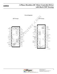 A8904SLPTR-T Datasheet Page 3