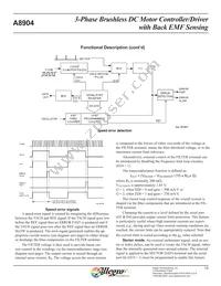 A8904SLPTR-T Datasheet Page 12