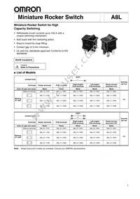 A8L-21-11N3 Datasheet Cover