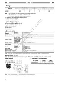 A8L-21-11N3 Datasheet Page 2
