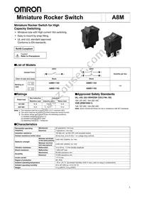 A8M-D1163 Datasheet Cover