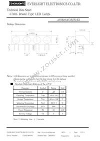 A93B/4SYG/S530-E2 Datasheet Page 2