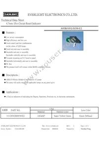 A93B/SYG/S530-E2 Datasheet Cover