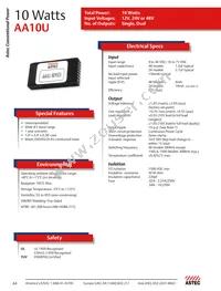 AA10U-024L-050S Datasheet Cover