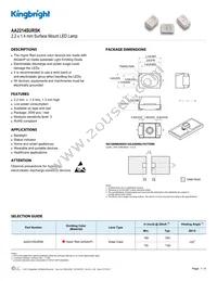 AA2214SURSK Datasheet Cover