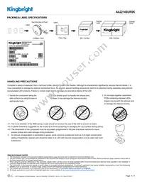 AA2214SURSK Datasheet Page 4