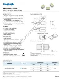 AA2214VRBXS/A-TR-AMT Datasheet Cover