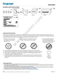 AA2214ZGSK Datasheet Page 4