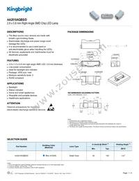 AA2810AQBS/D Datasheet Cover