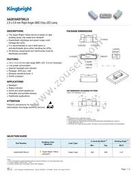 AA2810ASYSK/J3 Datasheet Cover