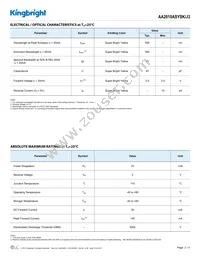 AA2810ASYSK/J3 Datasheet Page 2