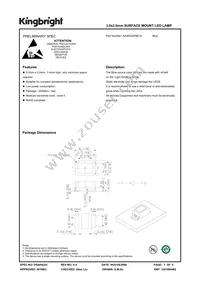 AA3020APBC/A Datasheet Cover