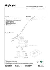 AA3020ASGC Datasheet Cover