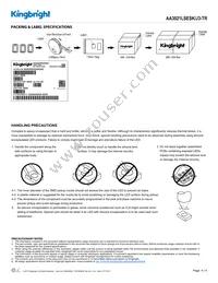 AA3021LSESK/J3-TR Datasheet Page 4