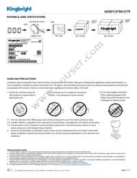 AA3021LSYSK/J3-TR Datasheet Page 4