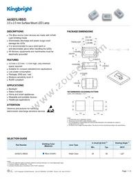 AA3021LVBS/D Datasheet Cover